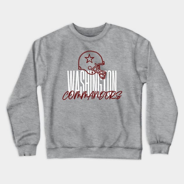 WASHINGTON COMMANDERS FOOTBALL TEAM Crewneck Sweatshirt by Lolane